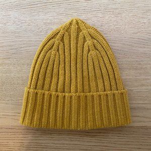 Mustard colored beanie